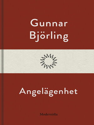 cover image of Angelägenhet